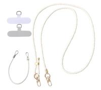 XFSRG 2 Piezas Cuerda para Movil Trenzado Ajustable Cordon para Movil Multifuncional Colgante Móviles con Clip de Sujeción para las Compras Diarias y los Viajes