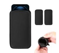 XFSRG 2 Piezas Funda Movil Teléfono Funda Protectora Elegante y Versátil para Hombres y Mujeres Ideal para Uso Diario y Viajes (Negro)