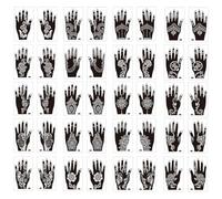 XFSRG 20 Pares Tatuajes Temporales Plantillas de Tatuaje Bricolaje Reutilizables para Mujeres Niñas Adulto Carnaval