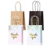 XFSRG 20 Piezas Papel de Regalo con Asas Bolsas Cumpleaños Infantil Fiesta Bolsas Chuches Regalo Reutilizables