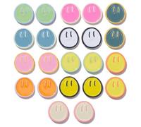 XFSRG 22 Piezas Sonrientes Imanes Bonitos Nevera Fuertes Decorativos Pequeños Magnético para Pizarra Frigorífico Oficina(Set A)