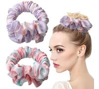 XFSRG 2PCS Rizador Nocturno sin Calor Lazy Hair Roller to Sleep in Heatless Curling Rob Headband Soft Ponytail Hairband Peinados Rizados Fáciles de Crear (Marrón)