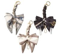 XFSRG 3 Piezas Cadenas Extensoras para Bolsos Accesorio Decorativo de Estilo Retro con Nudo de Pajarita Extensor de Correa para Bolsos de Hombro o Bandolera DIY y Decoración