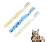 XFSRG 3 Piezas Peine Antipulgas para Gatos y Perros Peine Quitamanchas para Mascota Cepillo Gatos de Dientes Finos para Mascotas Pequeñas Medianas y Grandes