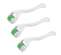 XFSRG 3 Piezas Rodillo Facial de Microagujas de Titanio para el Rostro Tratamiento de Microneedling para Piel Radiante y Rejuvenecida Ideal para Todo Tipo de Piel