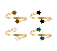 XFSRG 4 Piezas Pulseras Mujer Diseño Floral Brazalete para el Antebrazo Elegante Ideal para Celebraciones Fiestas y Viajes