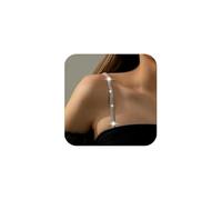 XFSRG 4 Piezas Tirantes Sujetador Mujer Brillantes Correa de Sujetador con Diamantes para Vestidos Elegantes y Ropa Interior
