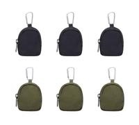 XFSRG 6 Piezas Monedero Mujer Hombre Mini Bolsas con Cremallera Llaves para Auriculares y Objetos Pequeños(Set B)