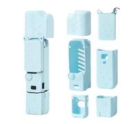 XFSRG 6 Piezas Osmo Pocket 3 Protector de Lente Funda de Silicona Resistente a los Arañazos Compatible dji Osmo Pocket 3 Creator Combo Accesorios(Azul)