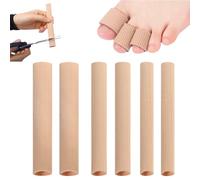 XFSRG 6 Piezas Protector Dedos Pie Protector Dedos Pie de SEBS Cortables Vendaje de Tubo de Protección de Dedos para Eliminar Callos Juanetes Tratamiento de Callos 3 Tamaños(S/M/L)