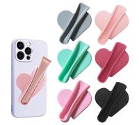 XFSRG 6 Piezas Silicona Soporte Movil Corazón con Agarre para Labial Diseño Elegante y Funcional para Mujeres y Chicas Modernas