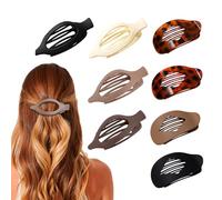 XFSRG 8 Pcs Pinze Ovali per Capelli Fermaglio Capelli Piatti Laterale Forte Fissaggio Antiscivolo Fermaglio Accessori per Ragazze Donne Sottili e Spessi Capelli (Multicolor 1)