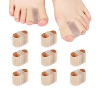 XFSRG 8 Piezas Separador Dedos Pie Silicona Nailon Cómodo y Transpirable Corrector de Juanetes Protección Eficaz de los Dedos