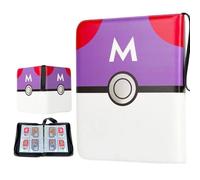 XFSRG Album Para Cartas 10 Páginas 40 Ranuras Para Tarjetas Card Binder PU Libro Del Coleccionista Álbum Cartas De Anime Y Juegos Regalos Para Niños Y Niñas(B)