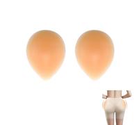 XFSRG Almohadillas de Glúteos de Silicona Autoadhesivas para Mujer Rellenos Invisibles para Aumento de Glúteos Insertos Reutilizables de Silicona para Ropa Interior (Color de Piel, M)