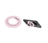 XFSRG Anillo Magnético Móvil 360° Giratorio Soporte Ajustable Plástico Elegante para Smartphones Ideal para Uso Diario y Viajes (Rosa)