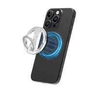 XFSRG Anillo Magnético para Móvil de Metal Magnetic Soporte Giratorio 360° para Teléfonos Agarre Seguro y Elegante para Uso Diario (Plata)