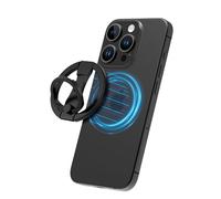 XFSRG Anillo Magnético para Móvil de Metal Magnetic Soporte Giratorio 360° para Teléfonos Agarre Seguro y Elegante para Uso Diario (Negro)