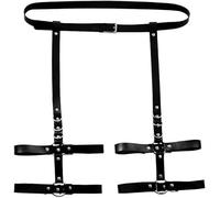 XFSRG Arnés Corporal Ajustable Cinturón Hebilla Metálica Decorativo Accesorio Estilo Punk Gótico Alternativo (103)