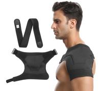 XFSRG Banda de Hombro Ajustable Transpirable para Deporte Cómoda y Suave con la Piel para Hombres y Mujeres Previene la Tensión durante Entrenamiento y Actividades