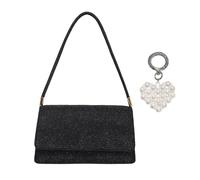 XFSRG Bolso Mujer de Mano Brillante para Fiesta Elegante Clutch de Noche con Purpurina Bolso Bandolera de Moda para Eventos Especiales Ideal para Mujeres Modernas