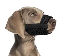 XFSRG Bozal para Perro Mediano Diseño Moderno para Mayor Comodidad Y Seguridad (Negro, S)