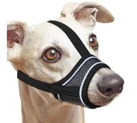 XFSRG Bozal para Perros Bozals Bozales con Colmena Transpirable Ajustable para Perros Pequeños Medianos y Grandes Evitar Morder Ladrar y Masticar(L)