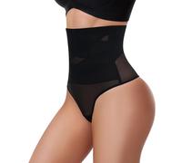 XFSRG Braga Faja Reductora Mujer Tanga Cintura Alta sin Costuras Vientre Plano Adelgazante Compresión Control Abdomen Invisible Moldeadora Ropa Interior Modeladora