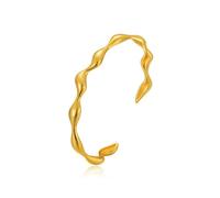 XFSRG Brazalete Dorado Mujer Elegante Diseño Moderno Pulsera Mujer Bisutería Moda para Todas las Ocasiones (Oro 2)