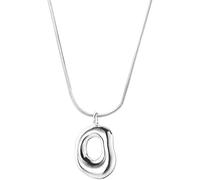 XFSRG Cadena de Plata Mujer Singularu Colgante Moderno Regalo Cumpleaños Mujer Moda Elegante para Todas las Ocasiones