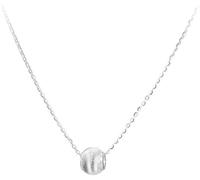 XFSRG Cadena Plata Mujer Singularu Collar Elegante con Colgante de Bola para Mujer Joyería Moderna para Regalo Cumpleaños Graduación y Ocasiones Especiales