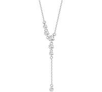 XFSRG Cadena Plata Mujer Singularu Swarovski Diseño Elegante para Mujer