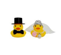 XFSRG Canard de Bain Adorable en Costume Élégant y Princesse Juguetes de Baño para Bebés y Primera Infancia Divertido y Seguro para la Hora del Baño Niños Pequeños (Rose)