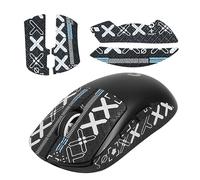 XFSRG Cinta Antideslizante para Ratón PU Diseño Moderno Mouse Grip Tape para Gaming Y Trabajo Diario(Negro)