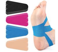 XFSRG Cinta Kinesiológica Algodón Precut Kinesiotapes Venda Elastica Pretape Vendaje Deportivo para Deportes (4 Colores)