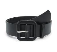 XFSRG Cinturón Mujer Ancho de Piel Cinturones de Moda para Mujer Accesorios Elegantes para Todas las Ocasiones (Negro)