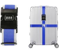XFSRG Cinturones de Maleta Correas de Equipaje Ajustables Equipaje Cinturón con Cerradura y Etiqueta Cinturones para Maleta de Viaje para la Seguridad