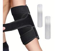 XFSRG Codera Epicondilitis Nocturna Estabilizador de Codo Ajustable Coderas Aliviar Dolor para Mujeres Hombres Brazo Derecha Izquierda(Negro)