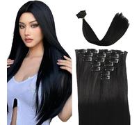 XFSRG Coleta Postiza Pelo Natural Liso 55cm Coleta Postiza Fibras Sintéticas Pelo Postizo con Clip Ideal para Todas las Ocasiones