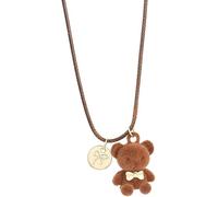 XFSRG Collar de Oso de Peluche Vintage para Mujer Joyería de Moda con Colgante de Oso y Medallón Regalo Original para Mujer Adecuado para Todas las Ocasiones