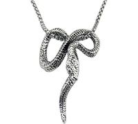 XFSRG Collar de Serpiente Singularu para Mujer Elegante Diseño de Cadena en Plata Joyería Moderna para Todas las Ocasiones