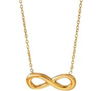 XFSRG Collar Infinito Dorado para Mujer Joyería Fina de Moda con Diseño Elegante Ideal para Regalos Originales y Especiales