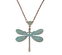 XFSRG Collar Mujer Libélula Vintage Cadena Plata Gargantilla Collar Dorado Perfecto para Todas las Ocasiones