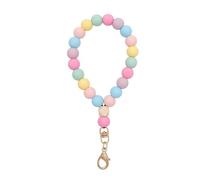 XFSRG Cordón Móvil Colgar Silicona Multicolor para Teléfono Pulsera de Cuentas Pastel Correa para Movil Accesorios Modernos y Divertidos (Colorido)