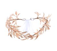 XFSRG Corona de Laurel Dorada para Mujeres Accesorio de Tocado Elegante para Eventos Especiales y Fiestas Temáticas Ideal para Bodas Griegas y Disfraces de Diosa Romana