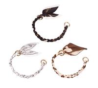 XFSRG Correa de Seda para Bolsos Reemplazo Cadena Bolso Correas Tejidas con Hebillas Metálicas DIY Correa de Cadena para Carteras y Bolsos de Hombro