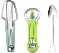 XFSRG Cortador Sandía Acero Inoxidable Herramienta Corte Frutas Utensilios Cocina Profesional Multifuncional Cuchara Extracción