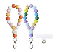 XFSRG Cuerda para Movil Colorida y Moderna Accesorios Movil para Colgar con Bolas de Silicona Ideal para Adolescentes y Adultos(A)