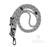 XFSRG Cuerda para Movil Trenzado Ajustable con Parche Cordon Movil Simple y Portátil Cadena de Teléfono para Viajes de Senderismo Uso Diario