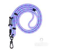 XFSRG Cuerda para Movil Trenzado Ajustable con Parche Cordon Movil Simple y Portátil Cadena de Teléfono para Viajes de Senderismo Uso Diario